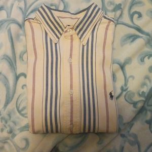 Vintage Ralph Lauren vertical striped shirt